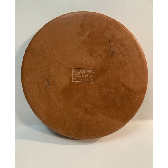 Seminario Pottery Urubamba Cusco Peru 7 Piece Oil Vinegar Tea Service Set Tray - Picture 10 of 13